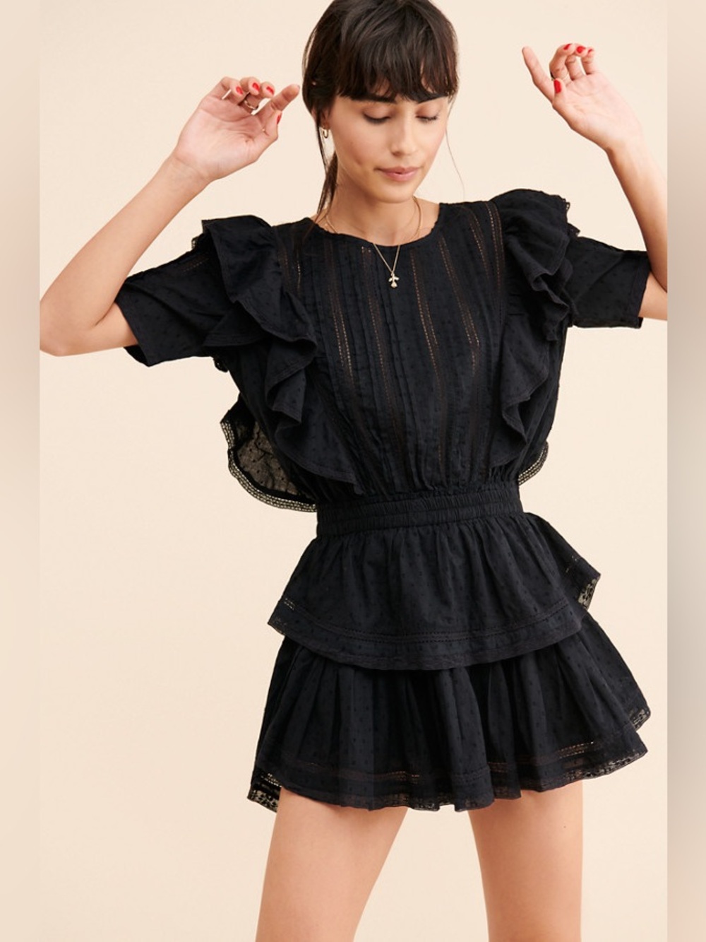 NEW LoveShackFancy Natasha Mini Dress